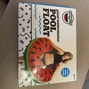 BIGMOUTH GIANT WATERMELON POOL FLOAT BMPF-0006 NEW - Picture 1 of 4