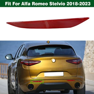 Left Rear Bumper Light Reflector Tail Lamp Red For Alfa Romeo Stelvio 2017-2023 - Picture 1 of 17