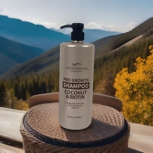 1 Dead Sea Collection Salon Professional Hair Pro Growth Shampoo Coconut Biotin - Picture 1 of 3