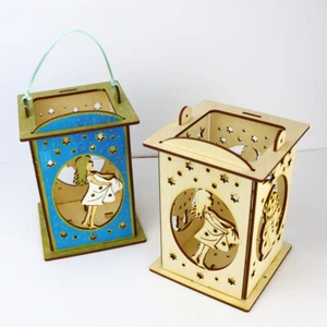 Kit de linterna de Navidad 17,5 cm motivos Sterntaler, muñeco de nieve, Nicolás - Imagen 1 de 4