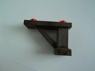 PLAYMOBIL city country équerre marron system X support 3112 4490 5245 5727 5775 - Photo 1/3