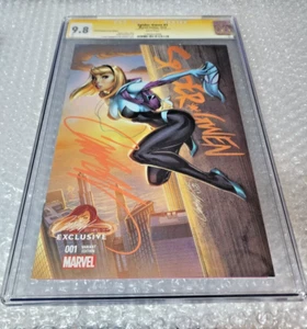 🔥 SPIDER-GWEN #1 CGC 9.8 SS SIGNED J. SCOTT CAMPBELL VARIANT 2015 Exclusive - Picture 1 of 5