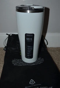 Brumate NAV XL 32oz Leakproof Travel Tumbler Cup ICE WHITE - Picture 1 of 9