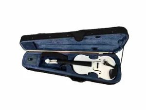 Mendini by Cecilio Violin For Kids & Adults w/soft Case& Bow 4/4 - White - Picture 1 of 12