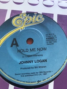 Johnny Logan - hold me now 45 single - Picture 1 of 1