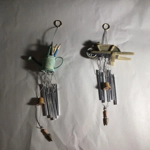 Juego de 2 carillones de viento y carretilla Marjolein Bastin Natures - Imagen 1 de 5