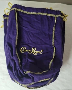 Lot of 10 Crown Royal 750 ml  Purple 9" Drawstring Bags *multiple lots* - Picture 1 of 4