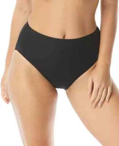 Coco Reef Contours Black High Waist Swimsuit Bikini Bottom Medium ymr2823 - Picture 1 of 2