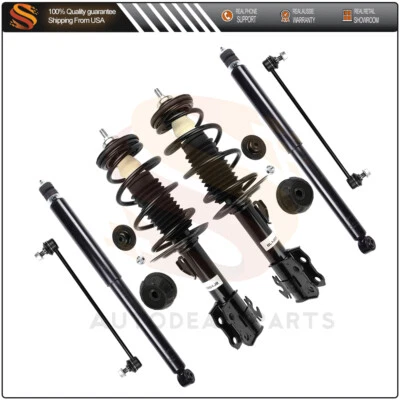 Front Rear Shock Struts Sway Bar Kit 6pcs For TOYOTA YARIS 2007-2012 - Image 1 of 4