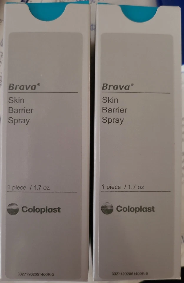 LOT OF 2 Coloplast Brava Skin Barrier Spray 1.7 oz each REF 120205 FAST SHIPPING - Image 1 of 1