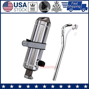 28mm 1.1" Exhaust Muffler Clamp Pipe For Motorcycle Dirt Pit Bike 110cc 125cc - Foto 1 di 11