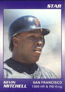 1990 (GIANTS) Star Mitchell/Yount #6 Kevin Mitchell/Mitchell - 1989 HR/RBI King