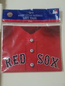 Boston Red Sox MLB Pro Baseball Sports Banquet Party Favor Sacks Loot Bags - Picture 1 of 2