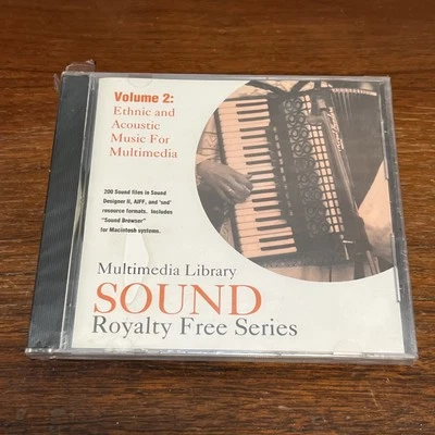 VTG Macintosh Multimedia Library Sound - Vol 2 Ethnic Acoustic New Pkg Wear 1993 - Image 1 of 4