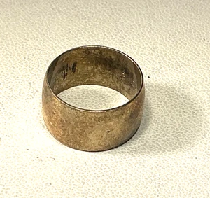 925 Sterling Ring Silver Wide Band Child Pinky SIZE 5 - Picture 1 of 3