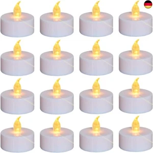 Nancia batteriebetriebene flammenlose Teelichter, realistisch hell flackernde - Bild 1 von 7