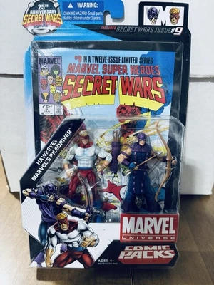 Paquetes de cómics Hasbro Marvel Universe Secret Wars Hawkeye & Piledriver 2009 nuevos Foto 1 de 4