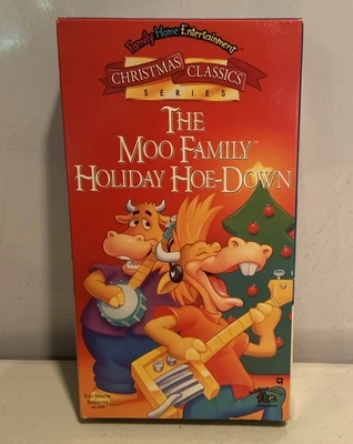 *RARE* The Moo Family Holiday Hoe-Down (VHS, 1995) Christmas Classics in Box FHE - Image 1 of 4