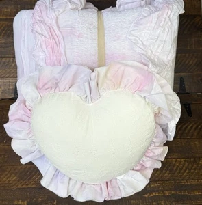 Pottery Barn Tn LoveShackFancy Summer Dream Tie-Dye F/Q Quilt & PBK Pillow NWOT - Picture 1 of 8
