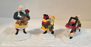 Dept 56 Heritage Village Collection Toymaker Elfi dipinti a mano set 3 pezzi #5602-2 - Foto 1 di 9