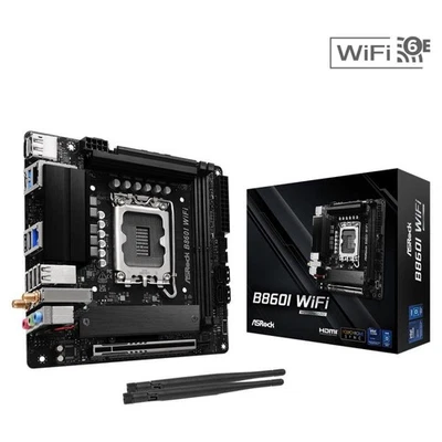 Asrock B860I WiFi Intel B860 LGA 1851 (Socket V1) mini ITX - Immagine 1 di 4