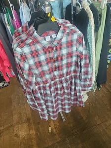 Gap Girls Casual Dress Size L 10/12 Red - Picture 1 of 2