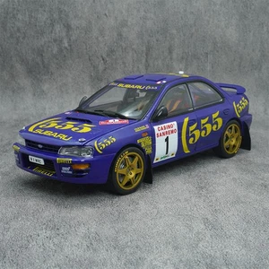 SunStar 1:18 Subaru Impreza 555 McRae WRC Rally Collection Alloy Car Model New - Picture 1 of 9