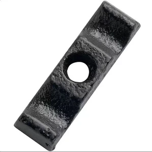 Pack of 5 Black Iron Turn Buttons  Door Latch Cupboard Closer Screws Included - Picture 1 of 3