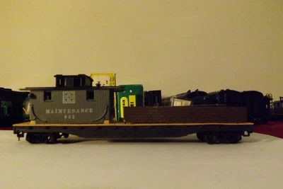 Coche plano de trabajo Santa Fe escala HO Tyco # 932 Foto 1 de 4