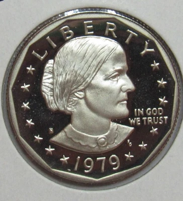 1979 S T1 Proof SBA Susan B Anthony Dollar - Image 1 of 2