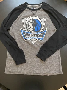 Dallas Mavericks Camiseta Grande Manga Larga Gris/Negro  - Imagen 1 de 7