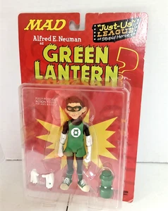 MAD Alfred E. Neuman Linterna Verde DC Directa Just-Us Liga de Héroes Estupidos NUEVO - Imagen 1 de 7