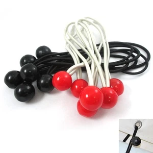 12 Stretch Cords Ball 6" Elastic Bungee Strap Tarp Tie Bungy Canopy Cord - Picture 1 of 1