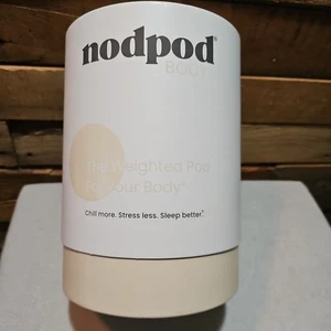 Nodpod Body 6.5lb Compact Weighted Blanket Perfect for Relaxation Lounging Bone - Picture 1 of 6