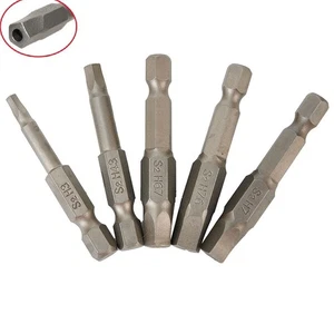 5pcs Material Batch Head Screwdriver Set Hexagonal Safety Magnetic Head - Picture 1 of 12