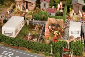 Faller 180495 - 1/87 / H0 2 jardines de carpintería con caravana - nuevo - Imagen 1 de 1