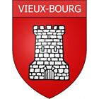 Vieux-Bourg 14 ville Stickers blason autocollant adhésif Taille:4 cm