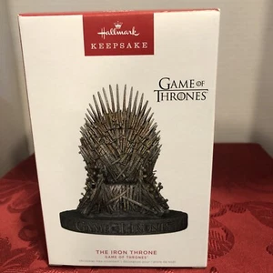 NEU UND VERPACKT Hallmark 2022 Game of Thrones Weihnachtsschmuck IRON THRONE Sound Musical - Bild 1 von 6