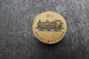 Go Great Western Railway Pin Badge Button (L6B) - Picture 1 of 2