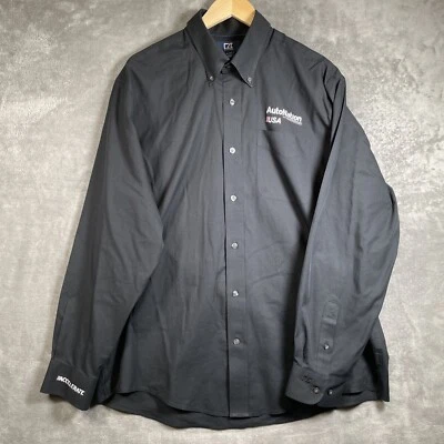 Cutter & Buck Shirt Mens XL Black Auto Nation USA Accelerate Long Sleeve RARE - Image 1 of 4