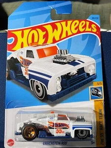 Hot Wheels Erikenstein Rod #86 HW 55 Race Team 3/5 Bianco - Foto 1 di 3
