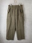 VTG Alois Heiss KG Thick Wool Cargo Pants Brown Mens 32x30 Winter Hunting Hiking