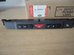 RANGE ROVER SPORT HAZARD WARNING SWITCH PANEL YUL500940WUX GENUINE LAND ROVER - Picture 1 of 2