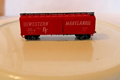 HO Scale Roco, 40' Box Car, Western Maryland, Red, #36041, Built - Image 1 of 4