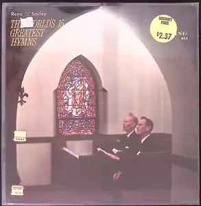 DON RENO RED SMILEY RENO & SMILEY THE WORLD'S 15 GREATEST HYMN SEALED LP 150-81W - Picture 1 of 2