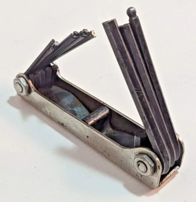 Snap On Folding Ball Hex Key Set Wrench AWB9KA 5/64 3/32 7/64 1/8 9/64 5/32 - Image 1 of 4