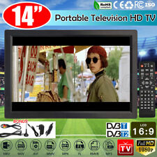 14" 1080P HD Digital Portable Car TV HD TFT LED DVB T2 12V TV Player MP4 Player