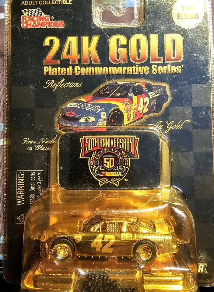 Racing Champions 24k Gold Skittles #36 Commemorative Series Ernie Irvan 1 64