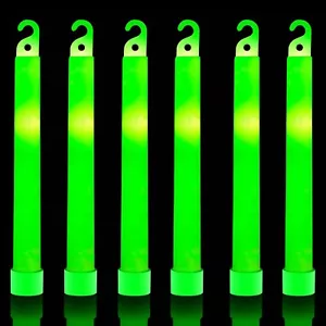 32 Ultra Bright 6" Green Glow Sticks – 12 Hour Emergency Light Sticks - Picture 1 of 5