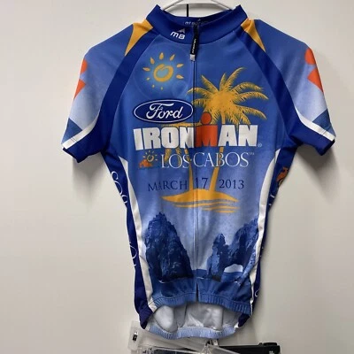 Camiseta deportiva de ciclismo rara Mt Borah Ford Ironman Los Cabos 2013 para mujer talla pequeña Foto 1 de 4